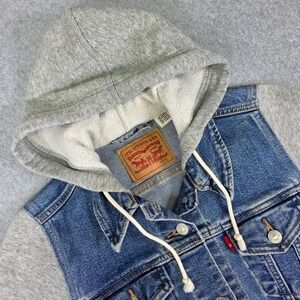 Levi's Denim Jacket with Gray Hood